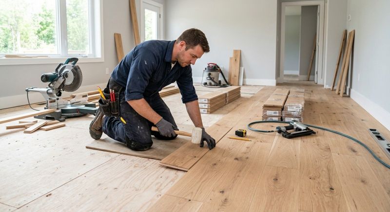 Hardwood Floor Installation in Deland, FL