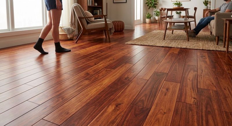 Cherry Floor Installation in Bunnell, FL