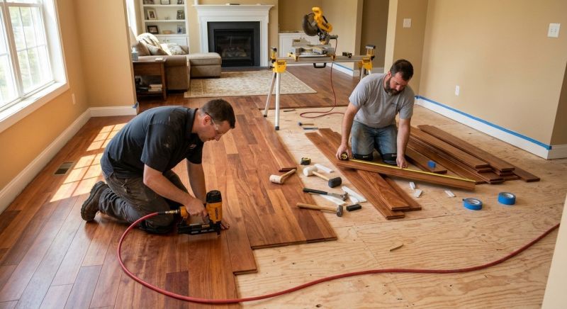 Cherry Floor Installation in Daytona Beach, FL