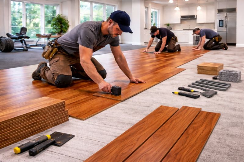Cherry Floor Installation in Port Orange, FL