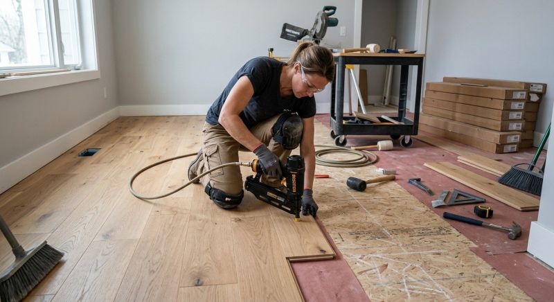Hardwood Floor Installation in Deland, FL