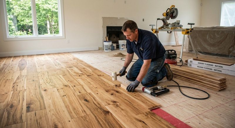 Hickory Floor Installation in Volusia County, FL