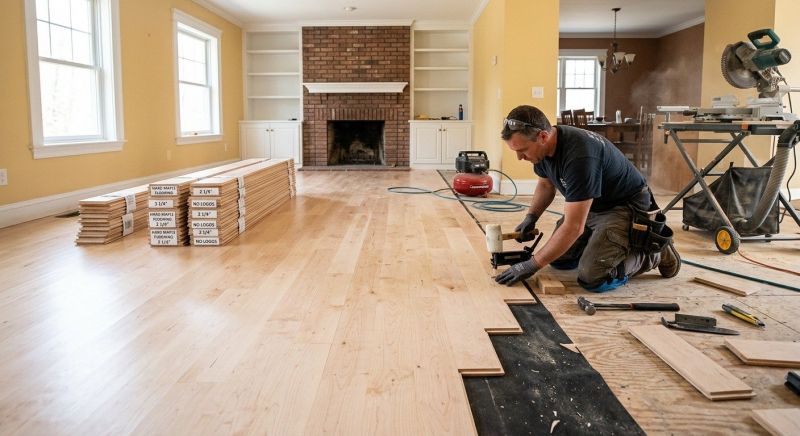 Maple Flooring Installation in Deland, FL
