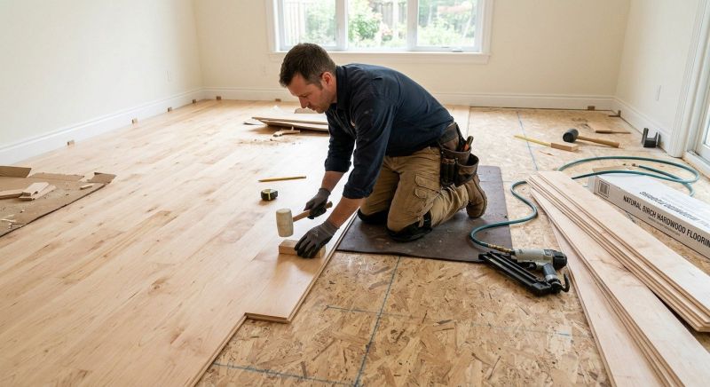 Maple Flooring Installation in Flagler County, FL