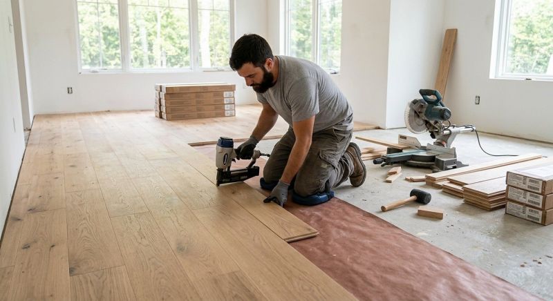 Oak Floor Installation in Deland, FL