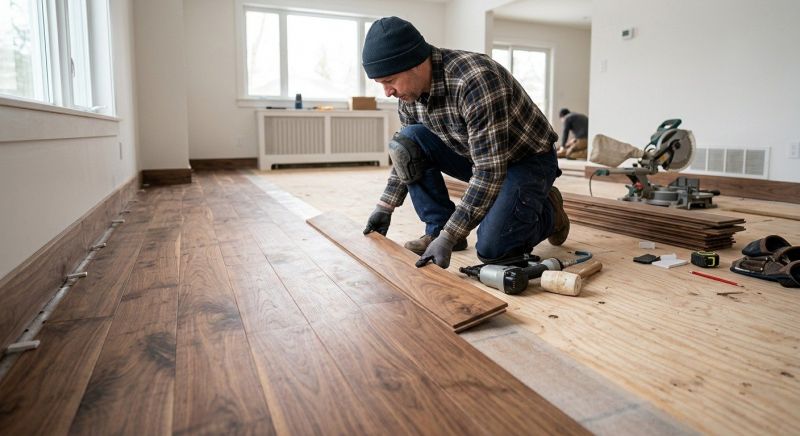 Walnut Flooring Installation in Volusia County, FL