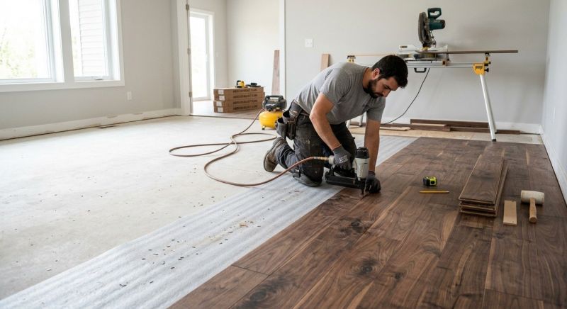 Walnut Flooring Installation in Volusia County, FL