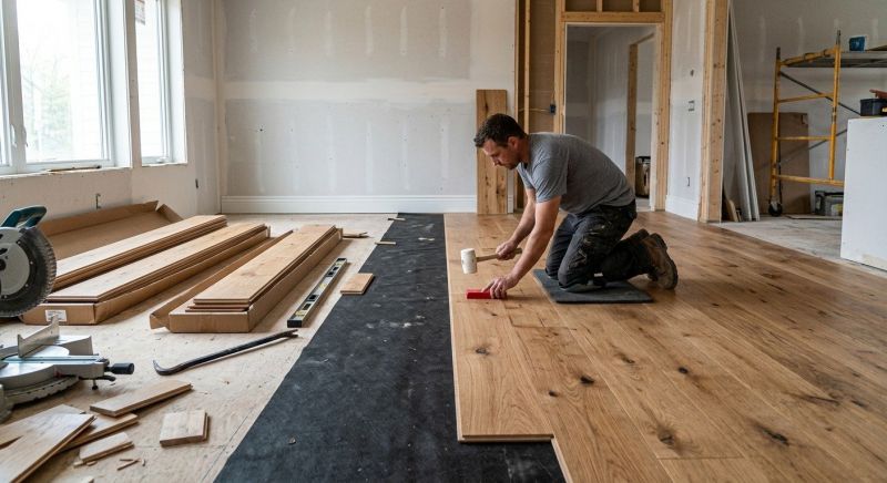 Wide Plank Floor Installation in Volusia County, FL